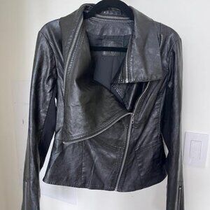 Blank NYC - Black Leather Biker Jacket